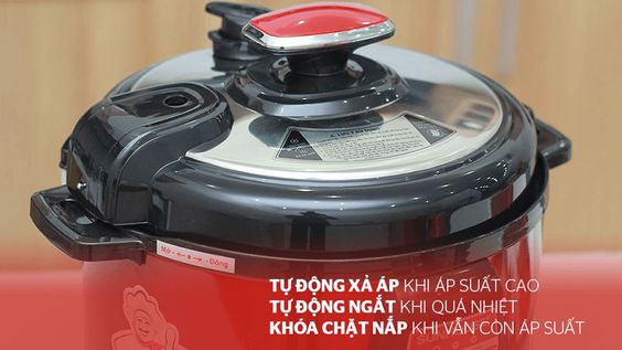 Nồi áp suất điện Sunhouse SHD1552 5 lít cho nhiều món ăn bổ dưỡng